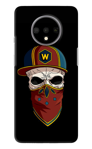 Skull OnePlus 7T Back Skin Wrap