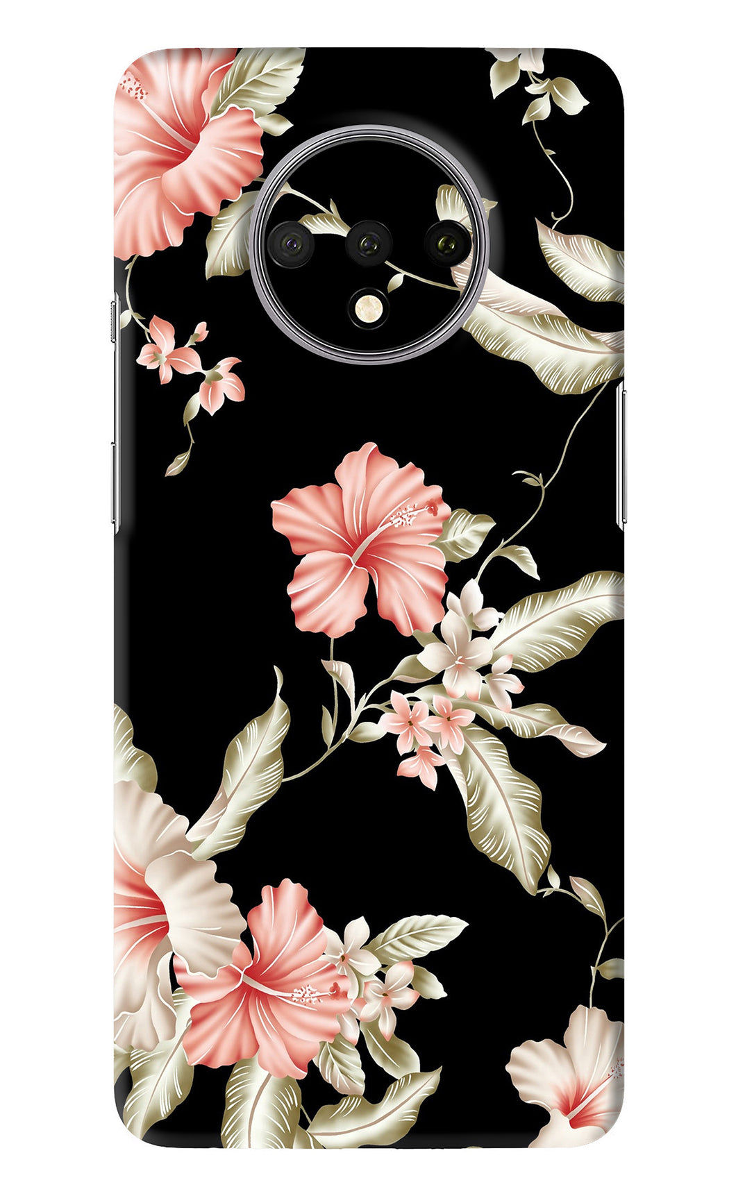 Flowers 2 OnePlus 7T Back Skin Wrap