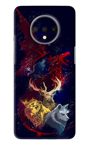 Game Of Thrones OnePlus 7T Back Skin Wrap