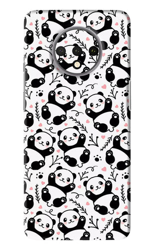 Cute Panda OnePlus 7T Back Skin Wrap