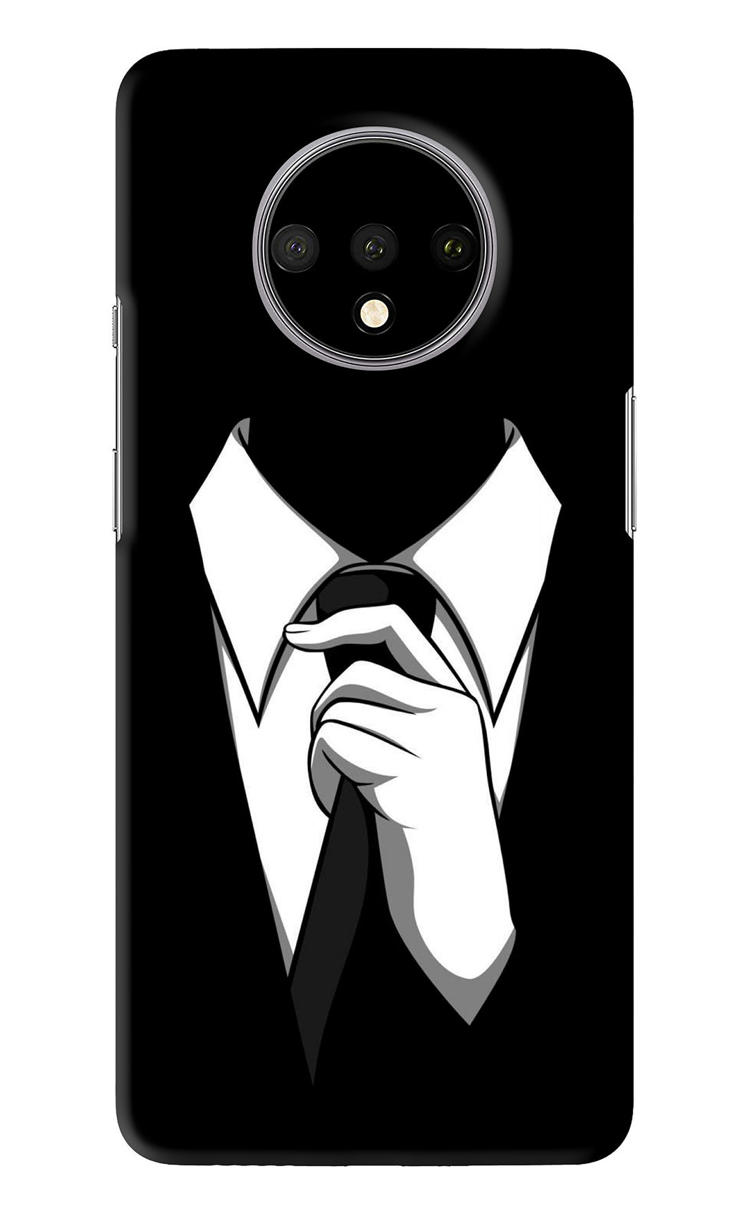 Black Tie OnePlus 7T Back Skin Wrap