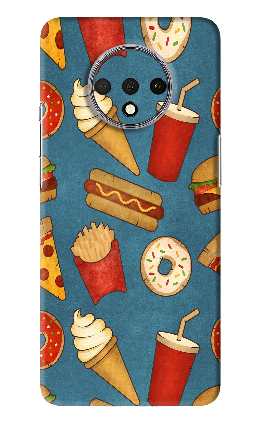 Foodie OnePlus 7T Back Skin Wrap