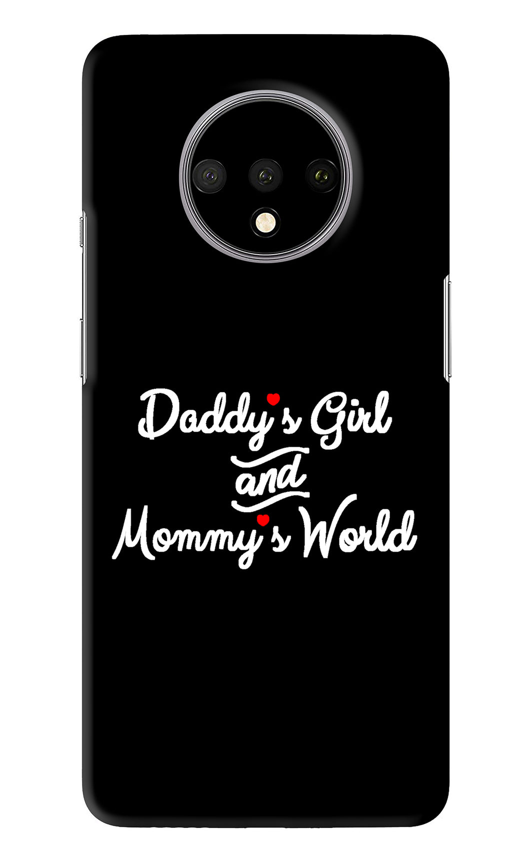 Daddy's Girl and Mommy's World OnePlus 7T Back Skin Wrap