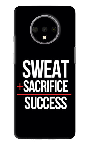 Sweat Sacrifice Success OnePlus 7T Back Skin Wrap