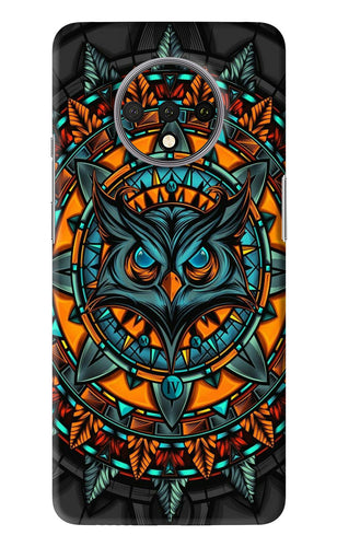 Angry Owl Art OnePlus 7T Back Skin Wrap