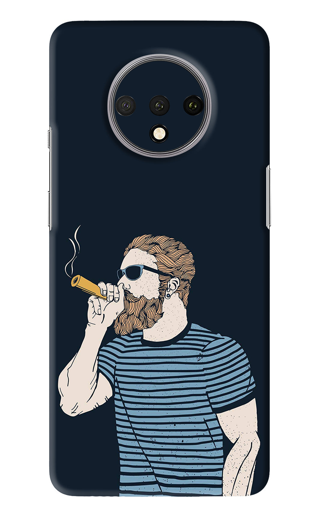 Smoking OnePlus 7T Back Skin Wrap