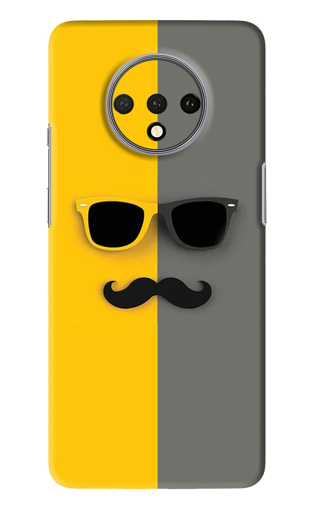 Sunglasses with Mustache OnePlus 7T Back Skin Wrap
