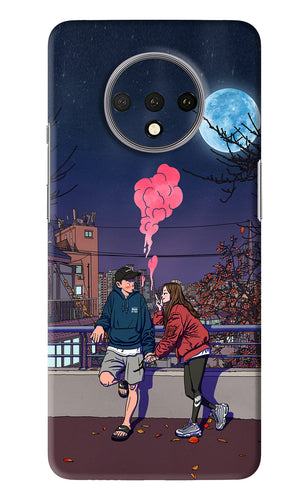 Chilling Couple OnePlus 7T Back Skin Wrap
