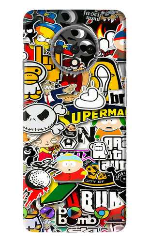 Sticker Bomb OnePlus 7T Back Skin Wrap