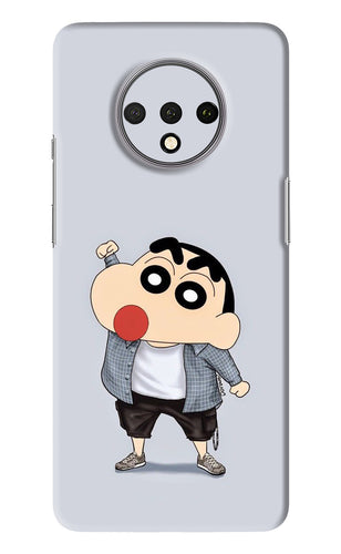 Shinchan OnePlus 7T Back Skin Wrap