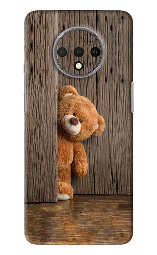 Teddy Wooden OnePlus 7T Back Skin Wrap