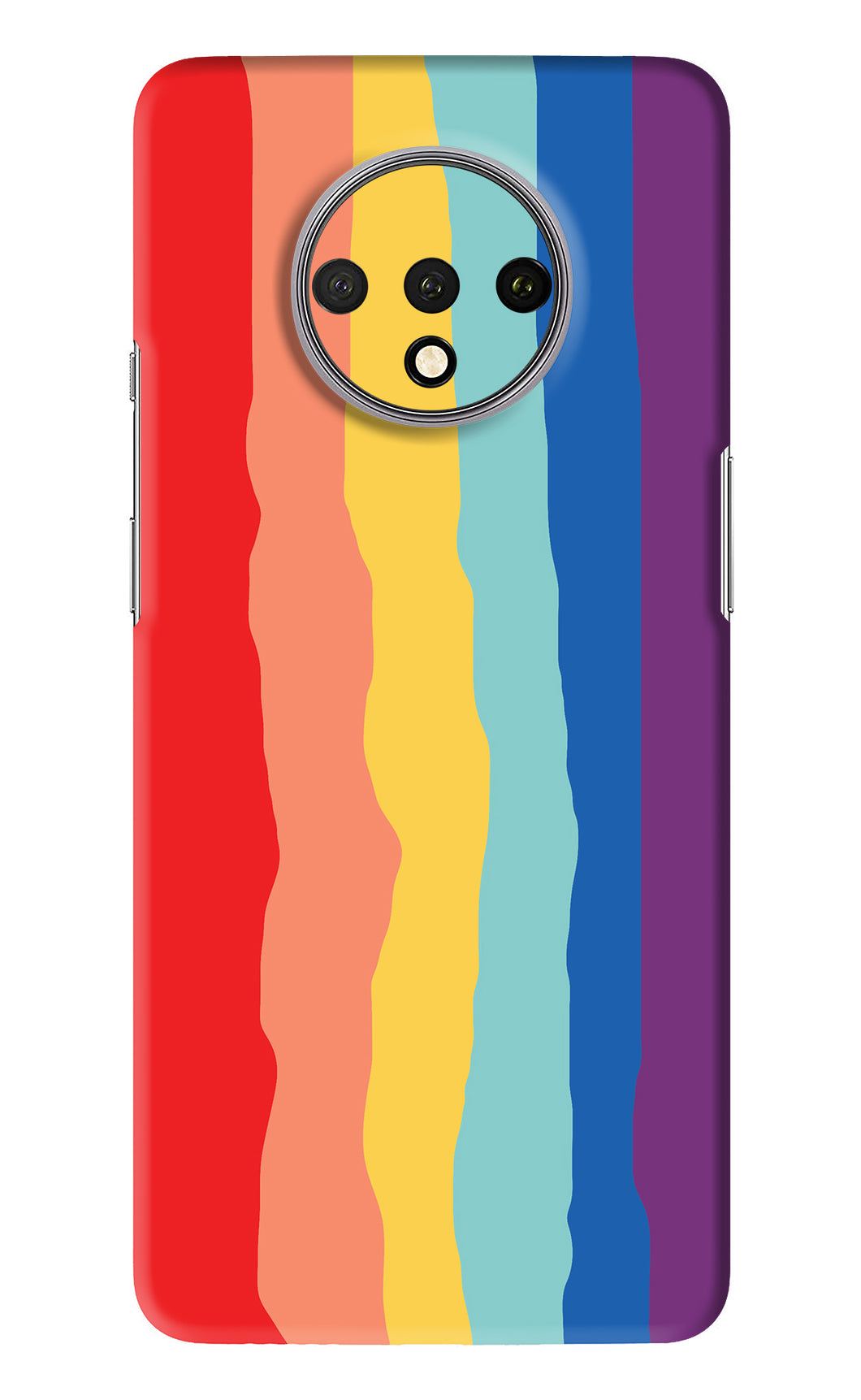 Rainbow OnePlus 7T Back Skin Wrap