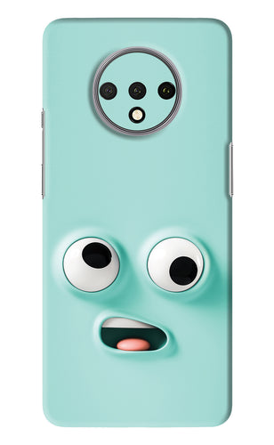 Silly Face Cartoon OnePlus 7T Back Skin Wrap