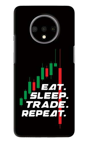 Eat Sleep Trade Repeat OnePlus 7T Back Skin Wrap