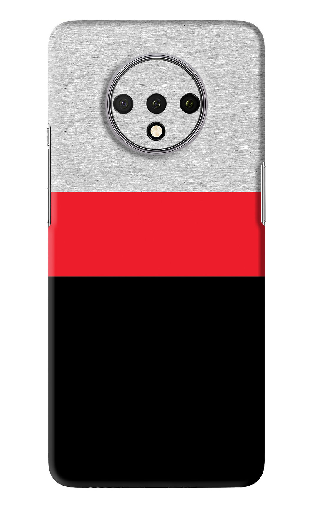 Tri Color Pattern OnePlus 7T Back Skin Wrap