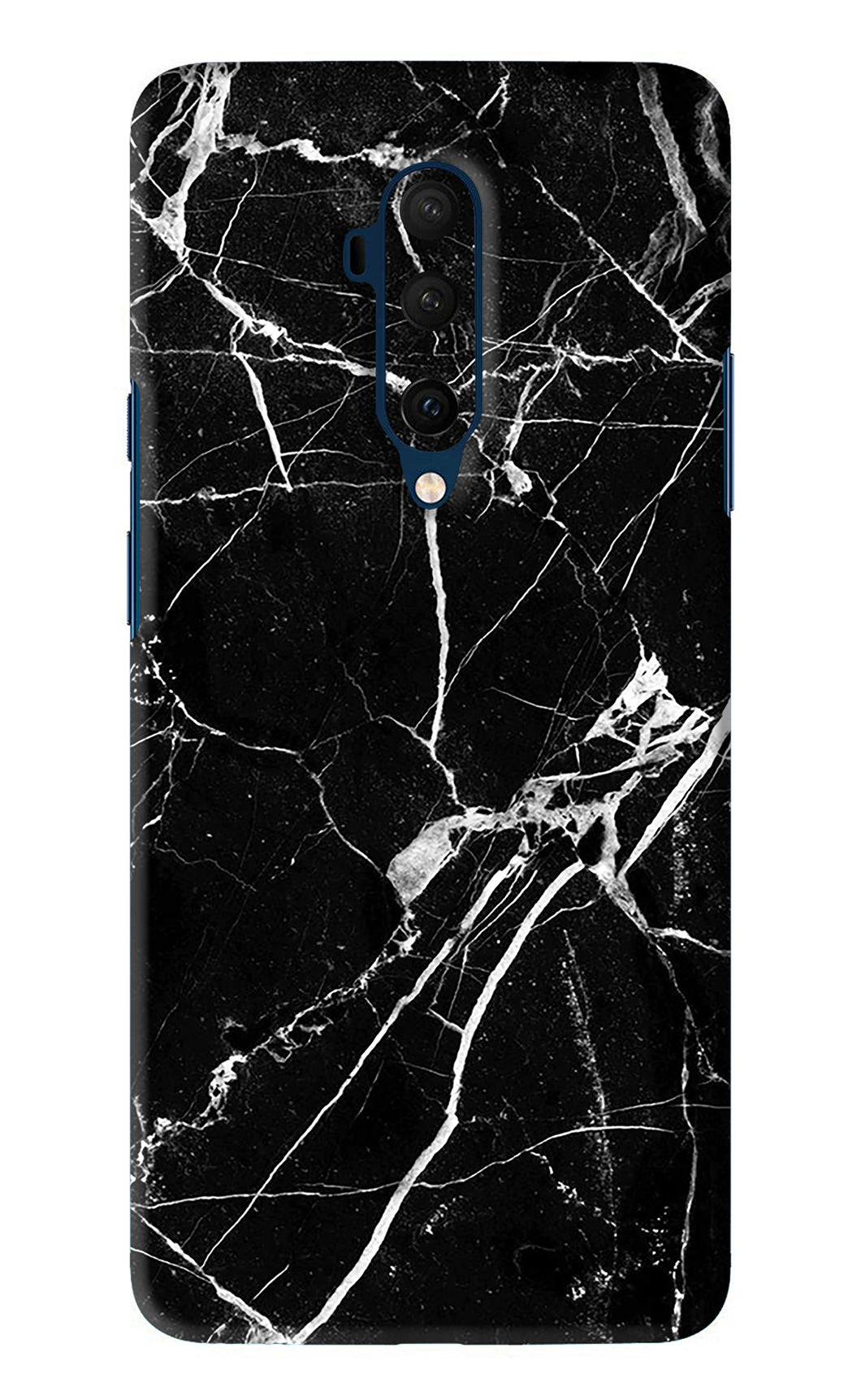 Black Marble Texture 2 OnePlus 7T Pro Back Skin Wrap