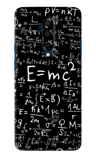 Physics Albert Einstein Formula OnePlus 7T Pro Back Skin Wrap