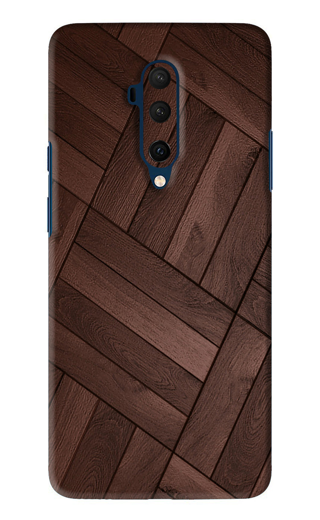 Wooden Texture Design OnePlus 7T Pro Back Skin Wrap