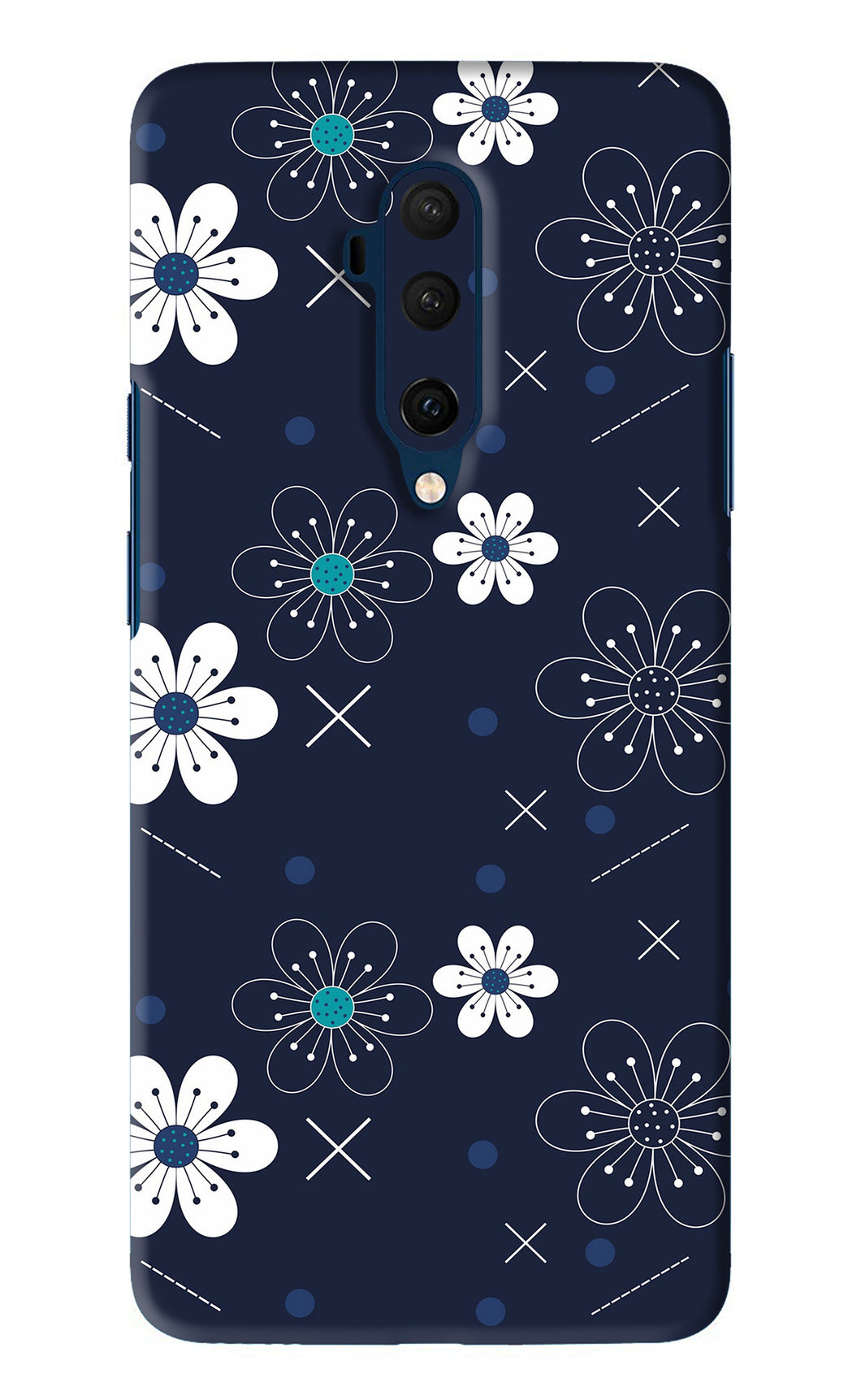 Flowers 4 OnePlus 7T Pro Back Skin Wrap