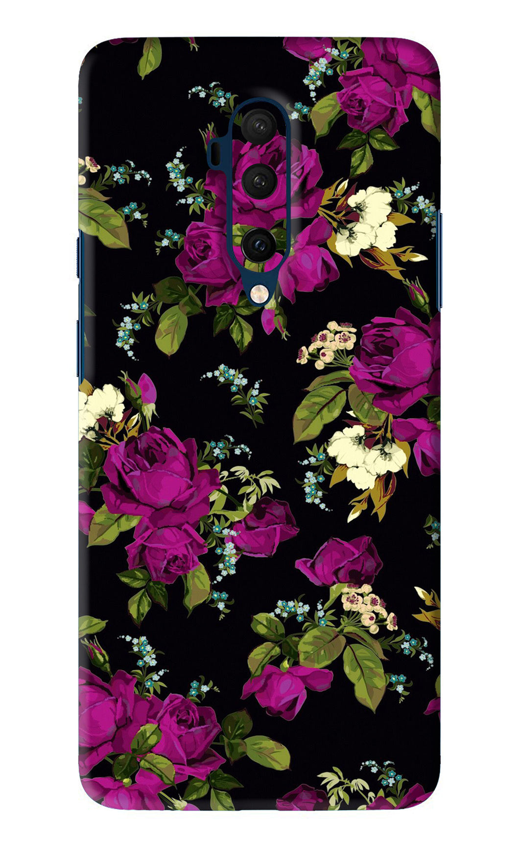 Flowers 3 OnePlus 7T Pro Back Skin Wrap