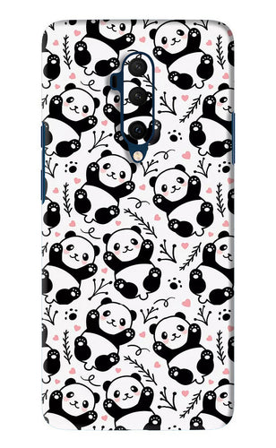 Cute Panda OnePlus 7T Pro Back Skin Wrap