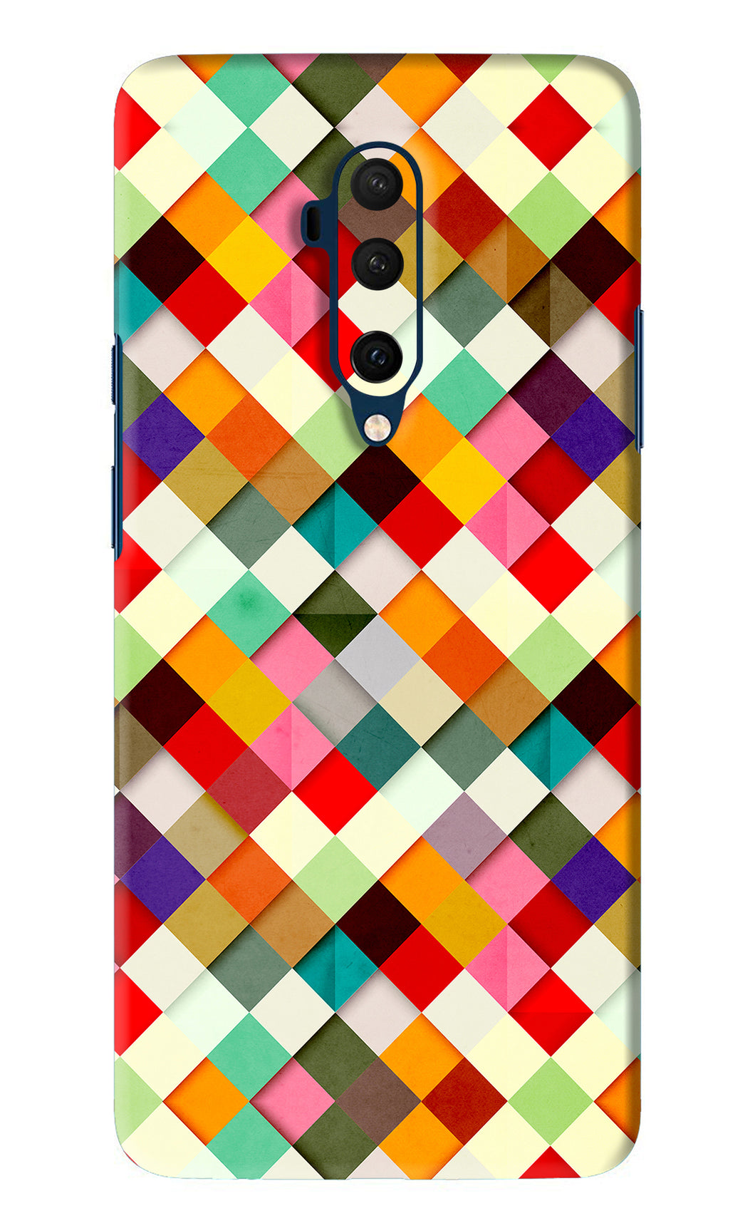 Geometric Abstract Colorful OnePlus 7T Pro Back Skin Wrap