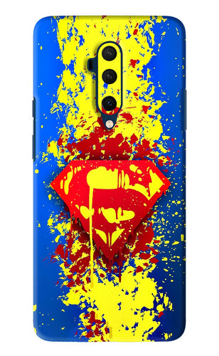 Superman logo OnePlus 7T Pro Back Skin Wrap