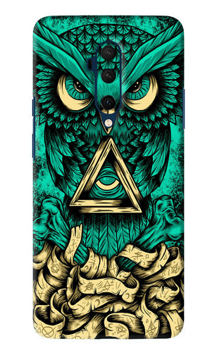 Green Owl OnePlus 7T Pro Back Skin Wrap