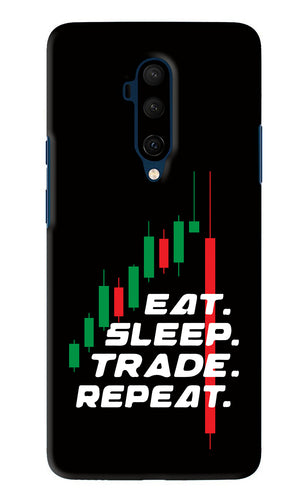 Eat Sleep Trade Repeat OnePlus 7T Pro Back Skin Wrap