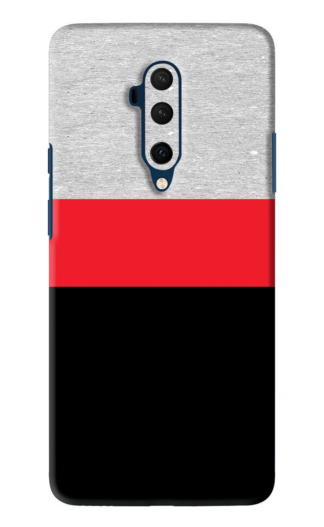 Tri Color Pattern OnePlus 7T Pro Back Skin Wrap