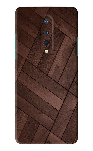 Wooden Texture Design OnePlus 8 Back Skin Wrap