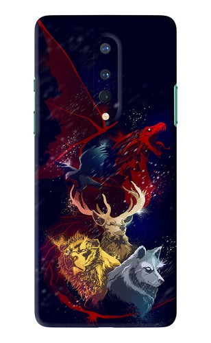 Game Of Thrones OnePlus 8 Back Skin Wrap