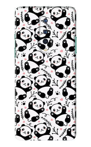 Cute Panda OnePlus 8 Back Skin Wrap