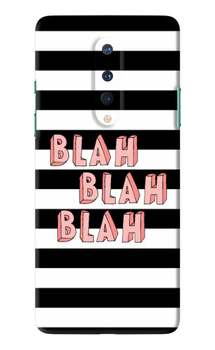 Blah Blah Blah OnePlus 8 Back Skin Wrap