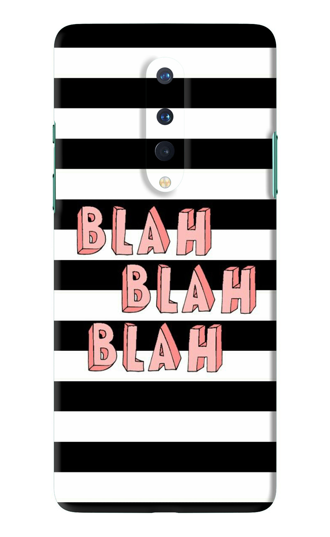 Blah Blah Blah OnePlus 8 Back Skin Wrap