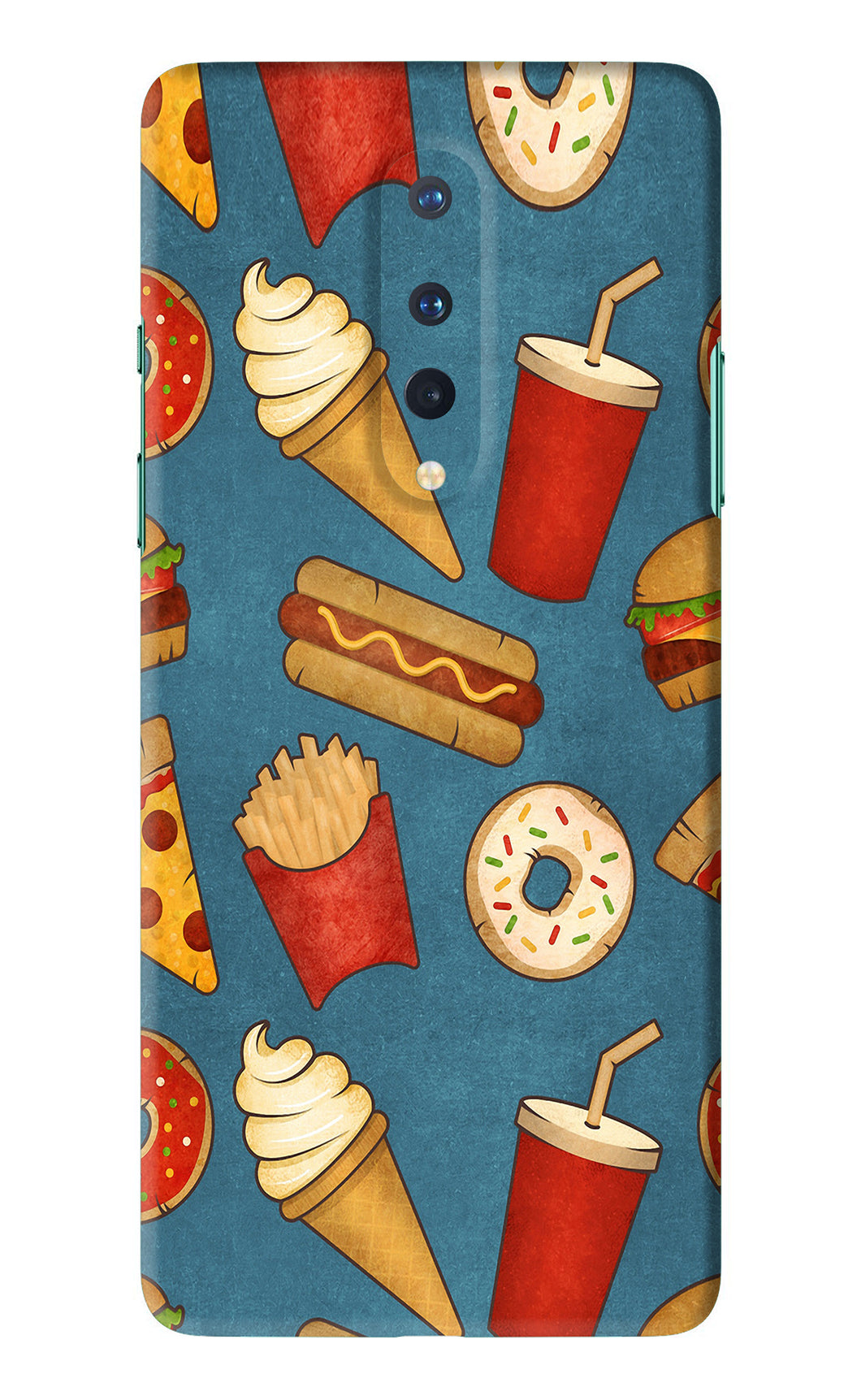 Foodie OnePlus 8 Back Skin Wrap
