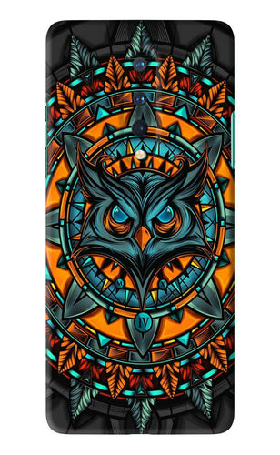 Angry Owl Art OnePlus 8 Back Skin Wrap