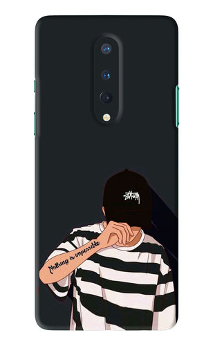 Aesthetic Boy OnePlus 8 Back Skin Wrap