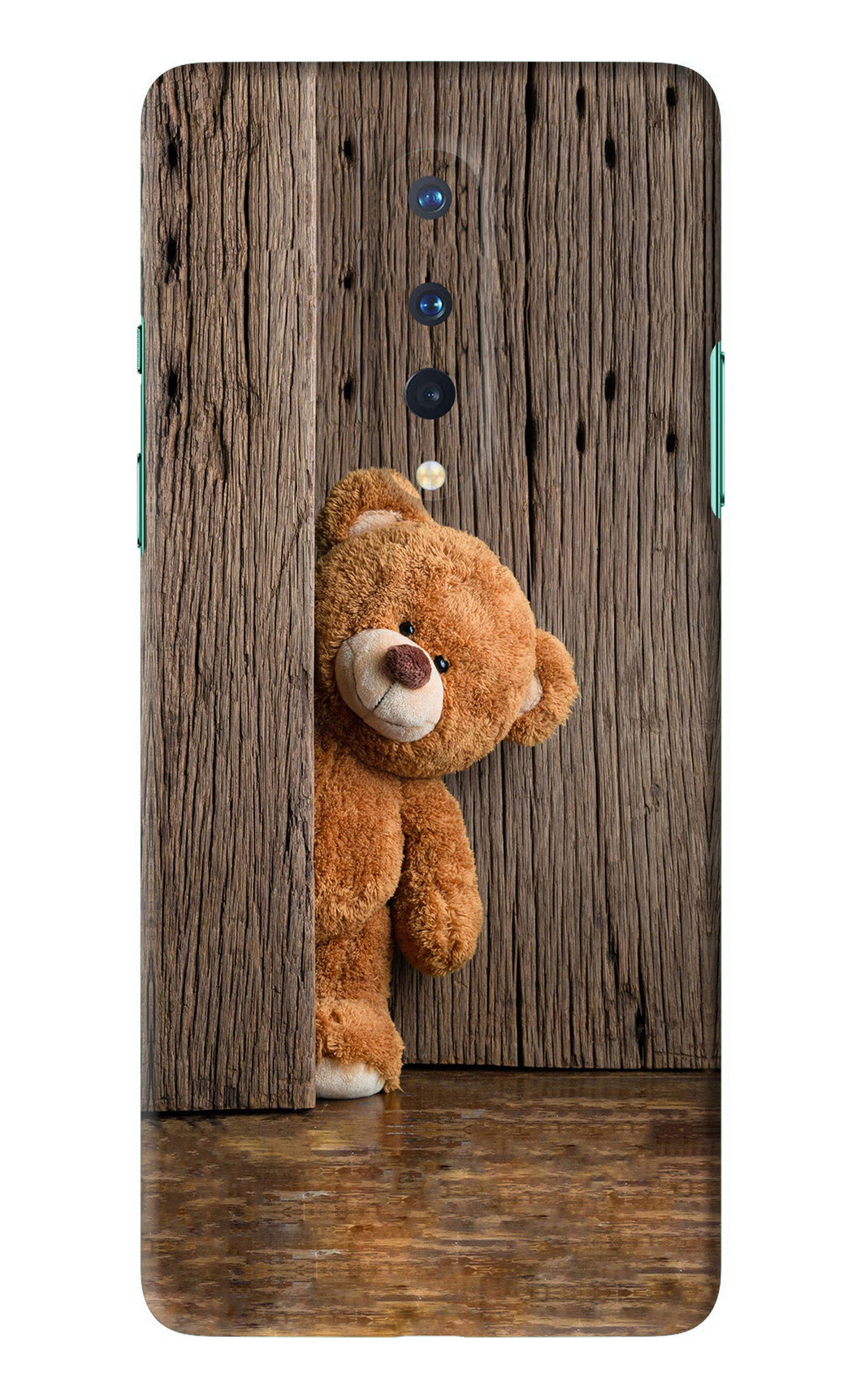 Teddy Wooden OnePlus 8 Back Skin Wrap
