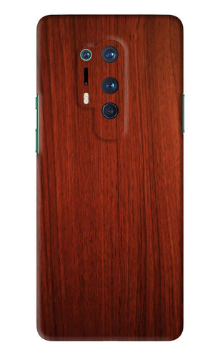 Wooden Plain Pattern OnePlus 8 Pro Back Skin Wrap