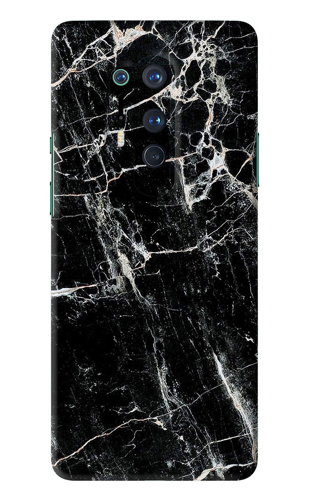 Black Marble Texture 1 OnePlus 8 Pro Back Skin Wrap