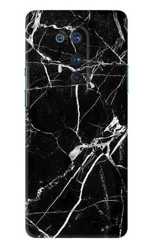 Black Marble Texture 2 OnePlus 8 Pro Back Skin Wrap