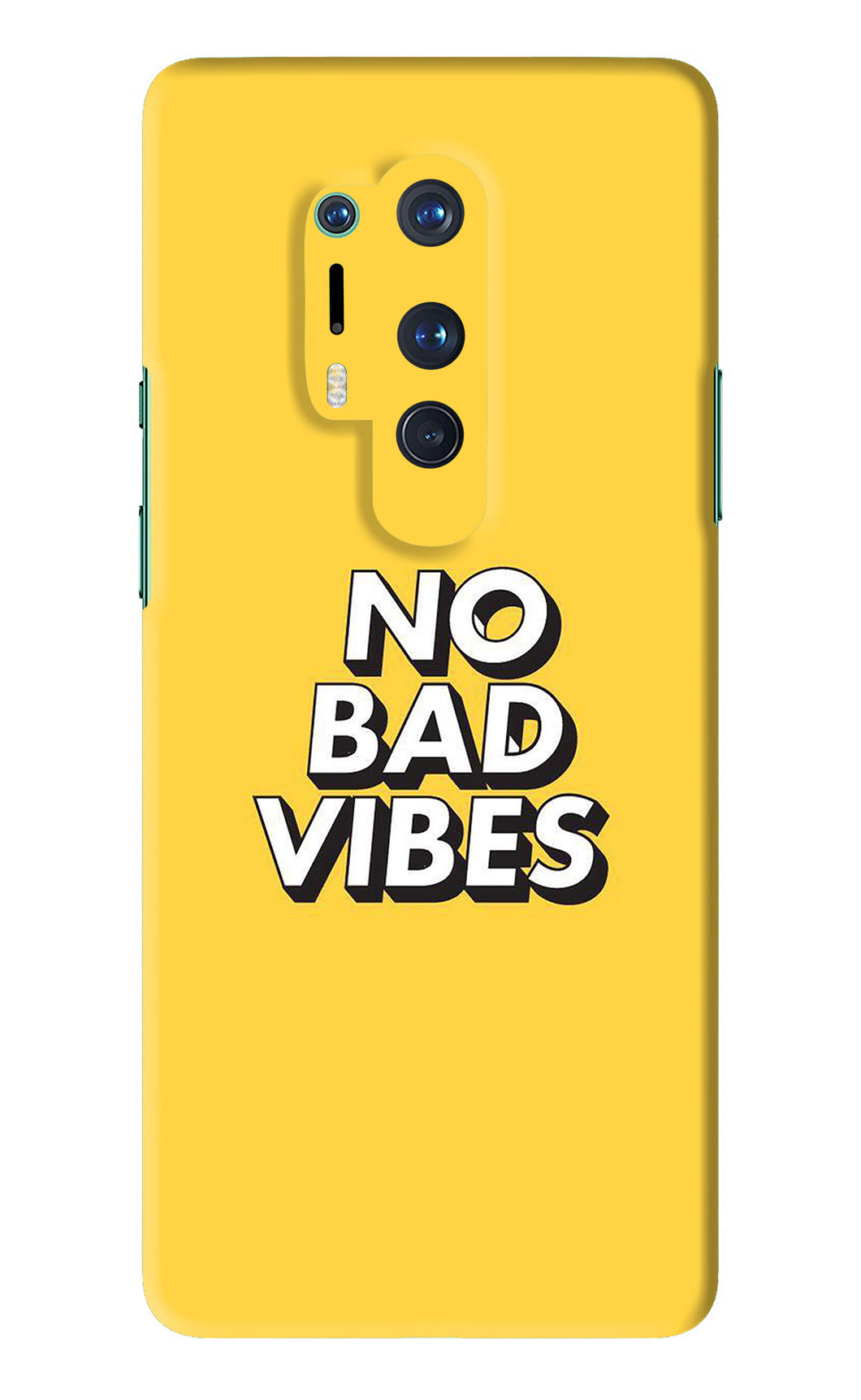 No Bad Vibes OnePlus 8 Pro Back Skin Wrap