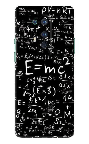 Physics Albert Einstein Formula OnePlus 8 Pro Back Skin Wrap