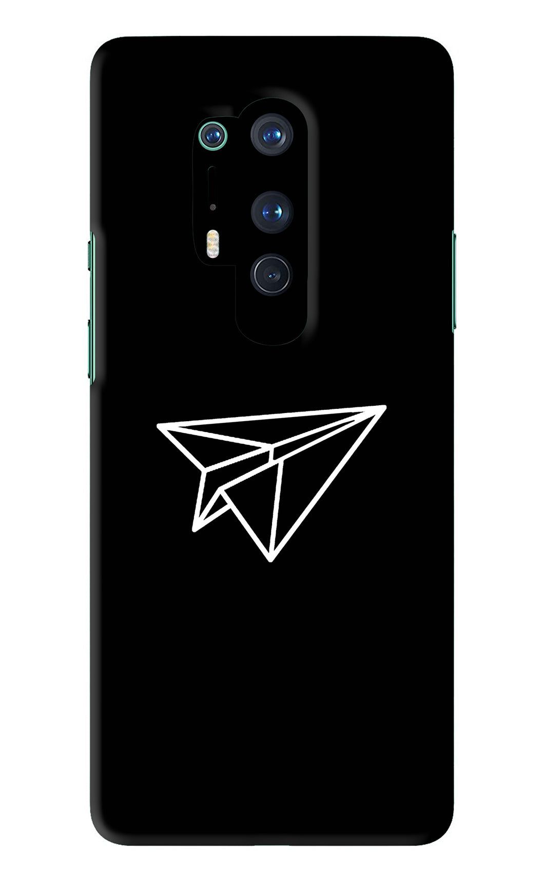 Paper Plane White OnePlus 8 Pro Back Skin Wrap