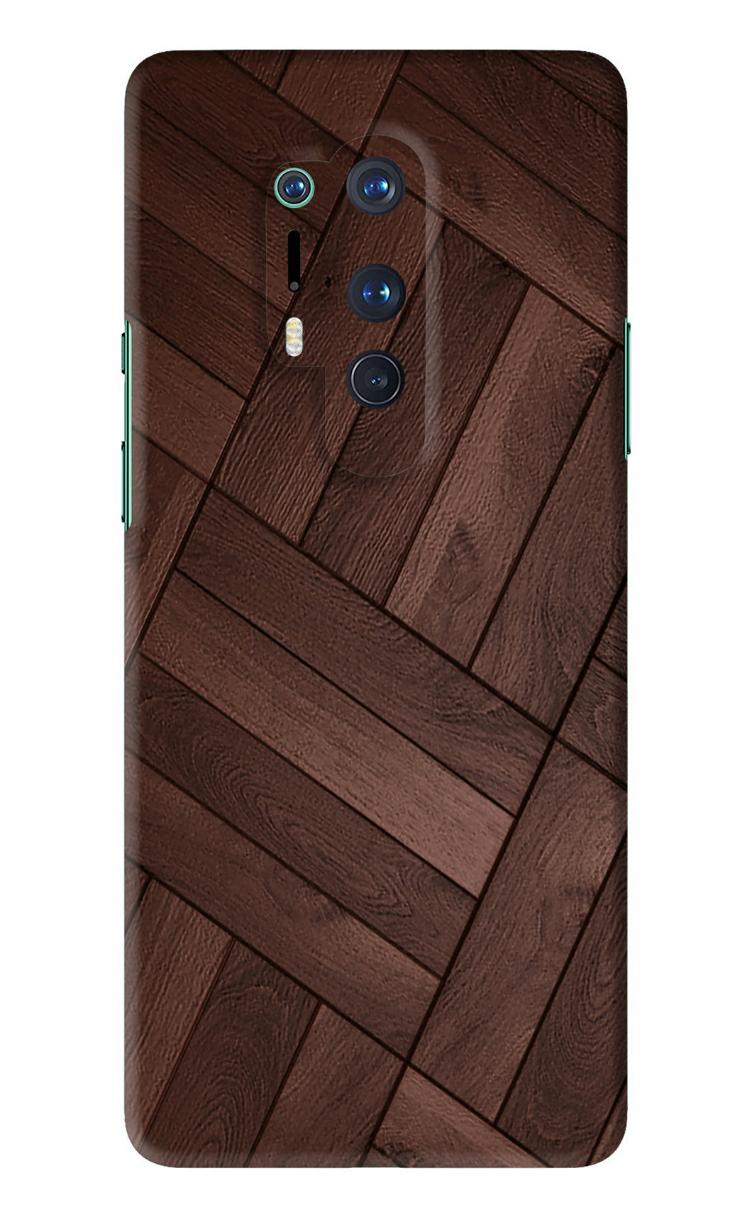 Wooden Texture Design OnePlus 8 Pro Back Skin Wrap