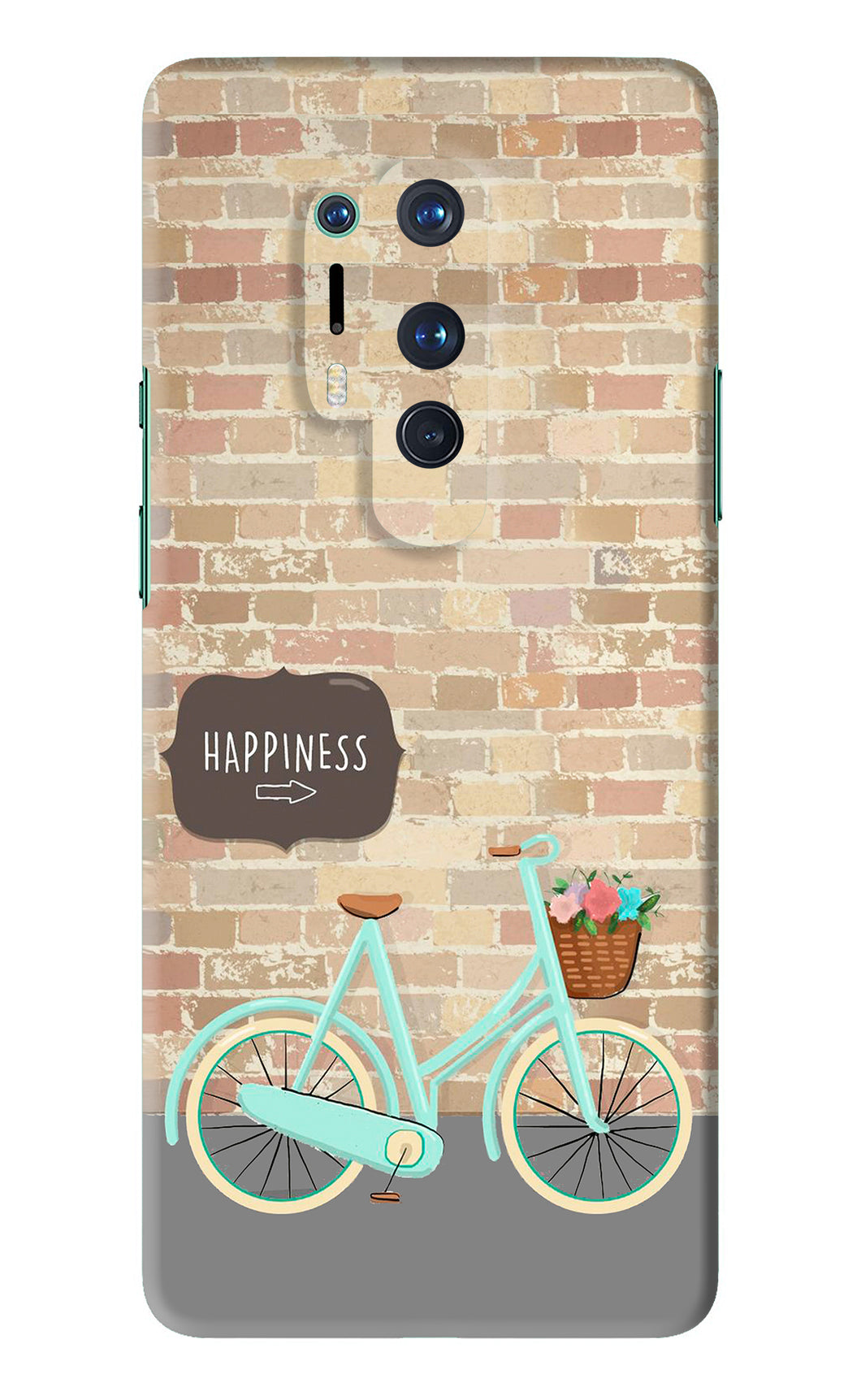 Happiness Artwork OnePlus 8 Pro Back Skin Wrap