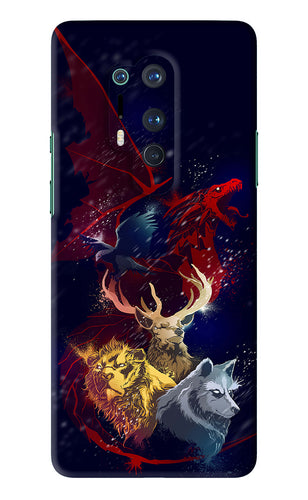 Game Of Thrones OnePlus 8 Pro Back Skin Wrap