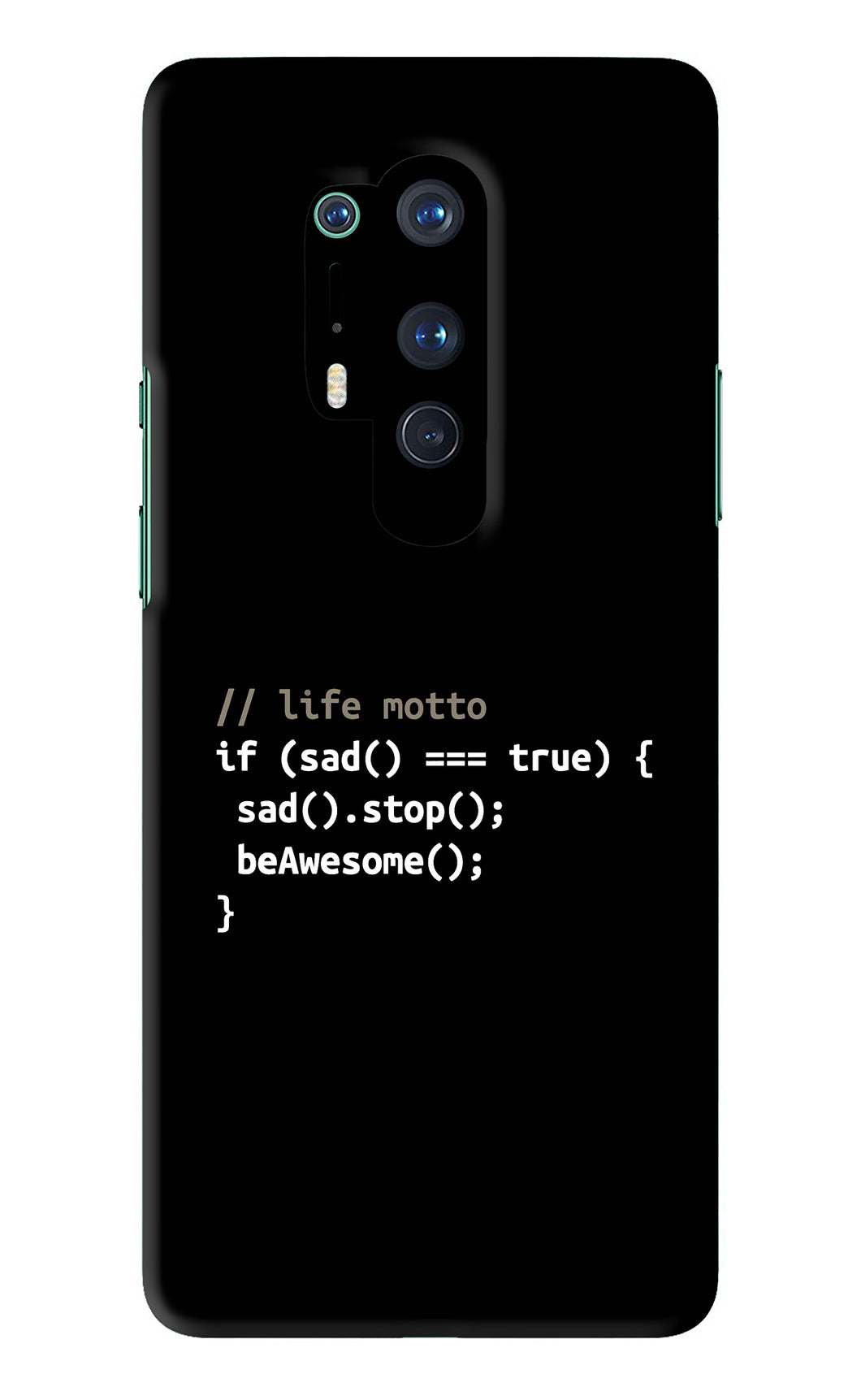 Life Motto Code OnePlus 8 Pro Back Skin Wrap