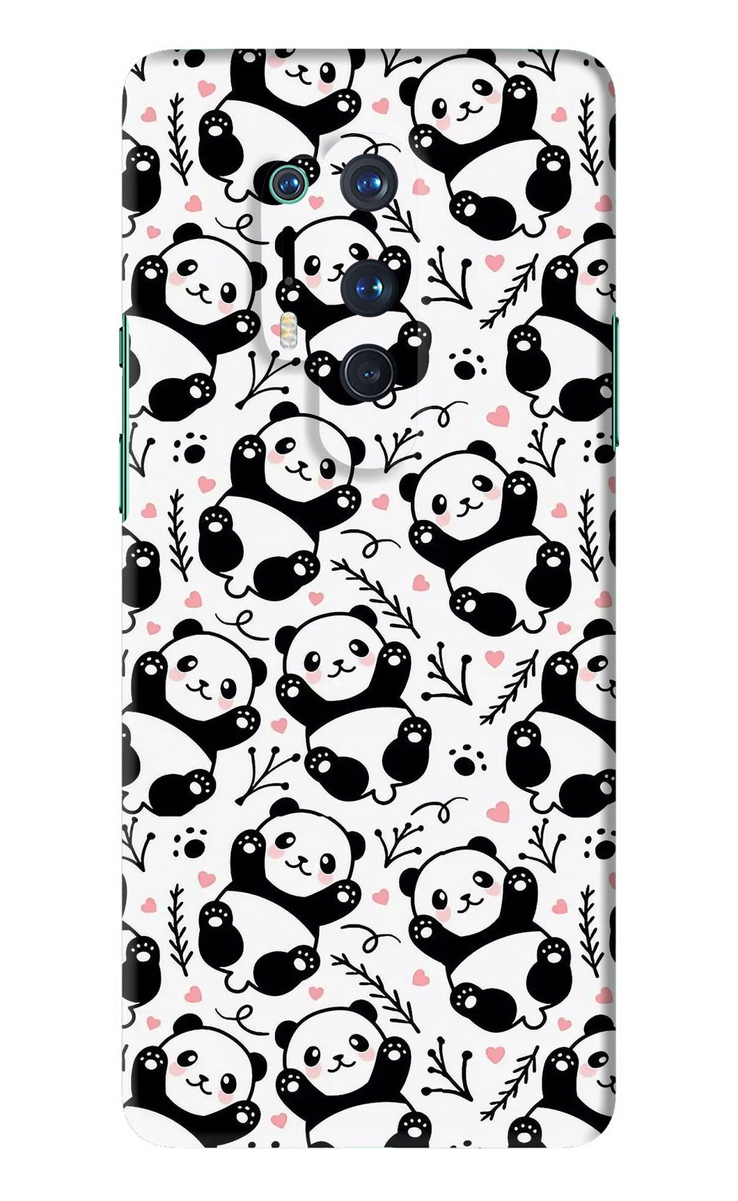Cute Panda OnePlus 8 Pro Back Skin Wrap